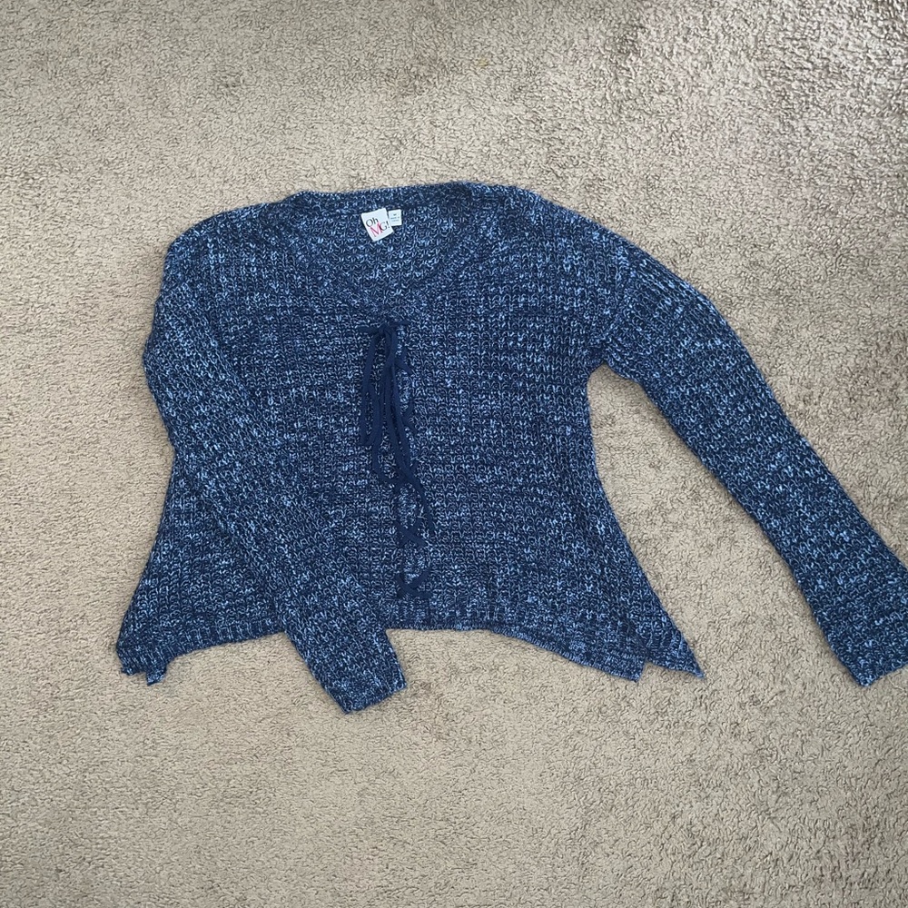 Knitted flare sweater